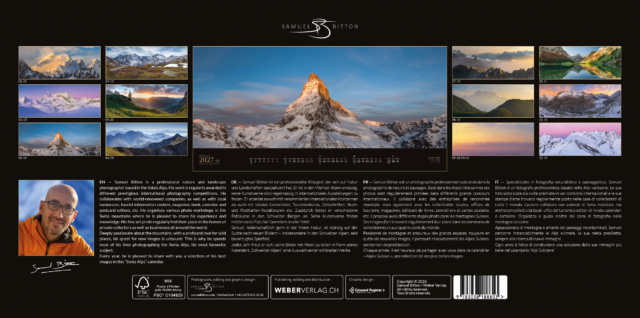 2027 Calendar - Back cover