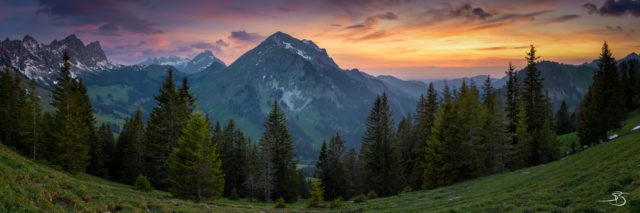 Petit Mont depuis chalet du Soldat