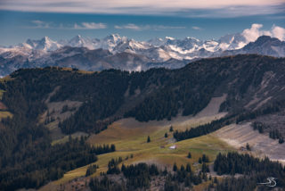 Alpes Bernoises depuis col du Loup