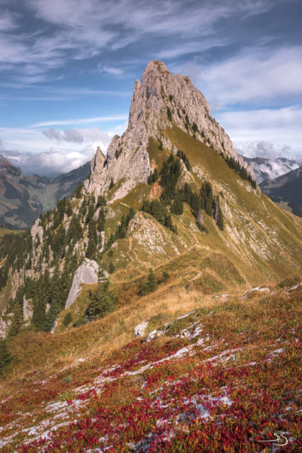 Gastlosen depuis le col du loup