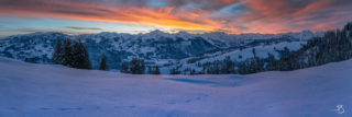 Vue depuis les flancs de l'Oberenegg