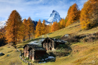 Cervin depuis le départ de Zermatt